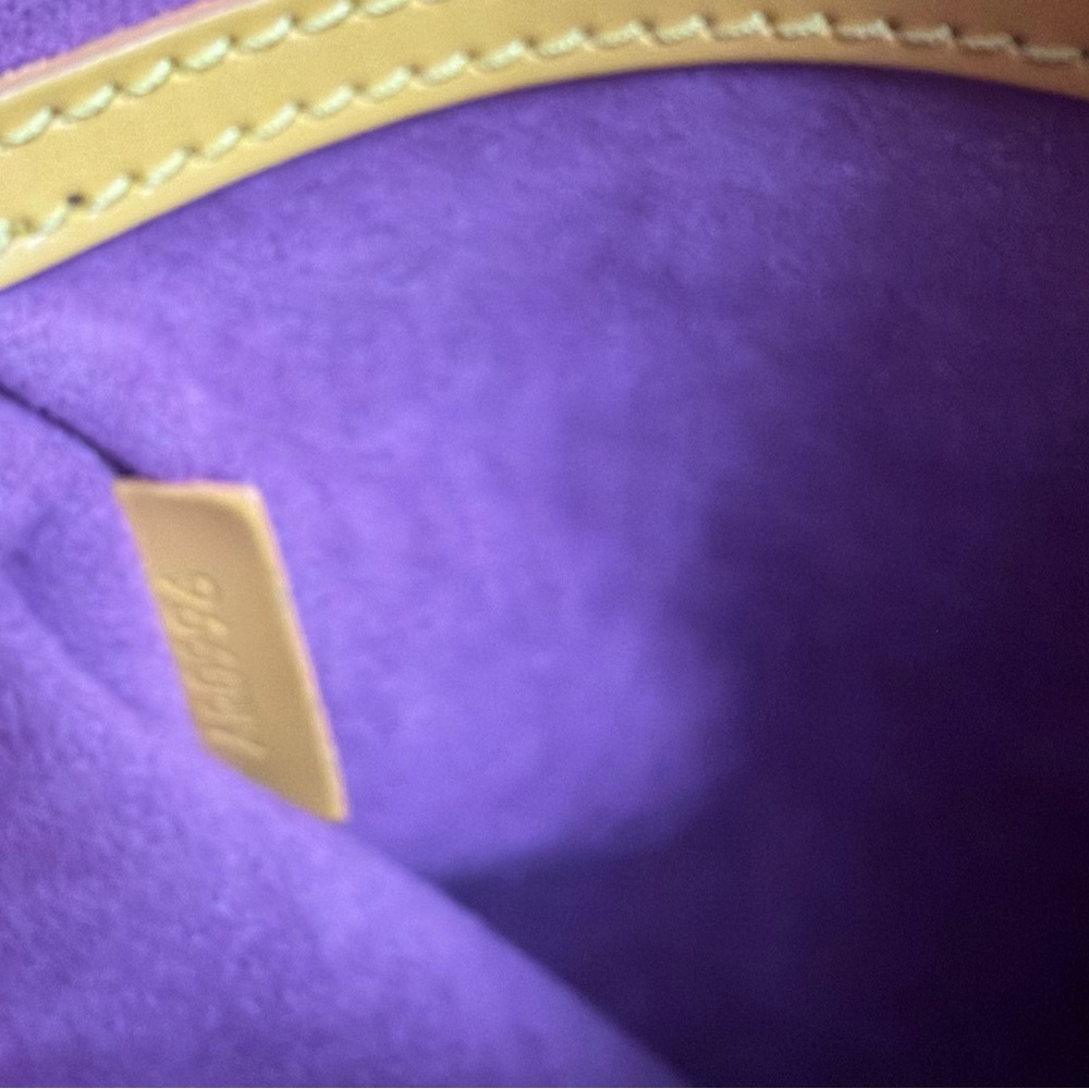 ๐๐ฏ AUTHENTIC Louis Vuitton Yellow Alma with Purple Interior!!! ๐๐๐๐ Super Clean! - Picture 9 of 13
